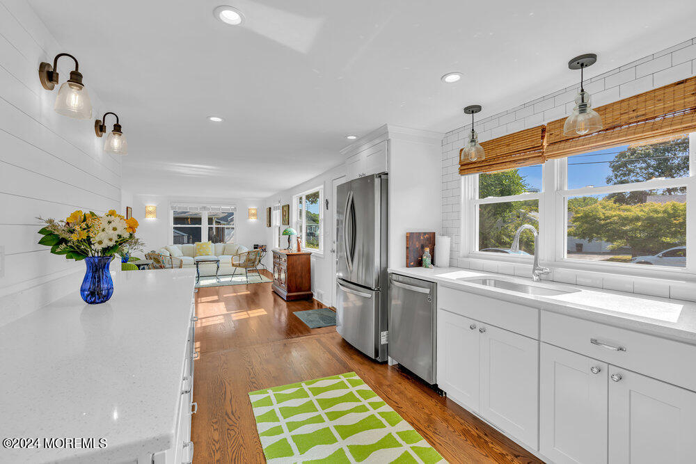 2117 Murray Road Point Pleasant, NJ 08742 - Photo 5 of 35 a kitchen with sink refrigerator and window