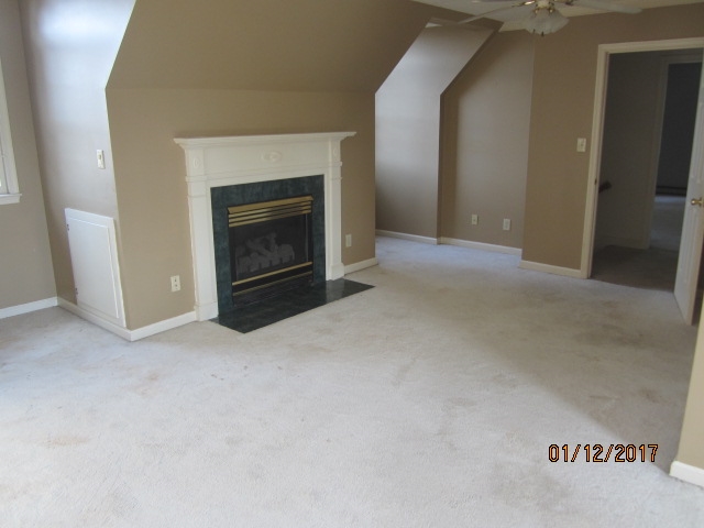 760 Buttermilk Spring Road Staunton, VA 24401 - Photo 9 of 20 an empty room with a fireplace