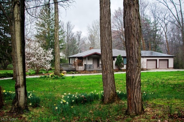 7609 Dines Road Novelty, OH 44072 - Photo 1 of 25 Welcome to 7609 Dines Road in Novelty Ohio! Located in Russell Township and tucked just east of Hunting Valley, Moreland Hills and Pepper Pike, this Ranch with finished basement offers scenic views and updated spaces!