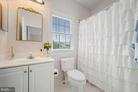 a view of a lake with a city