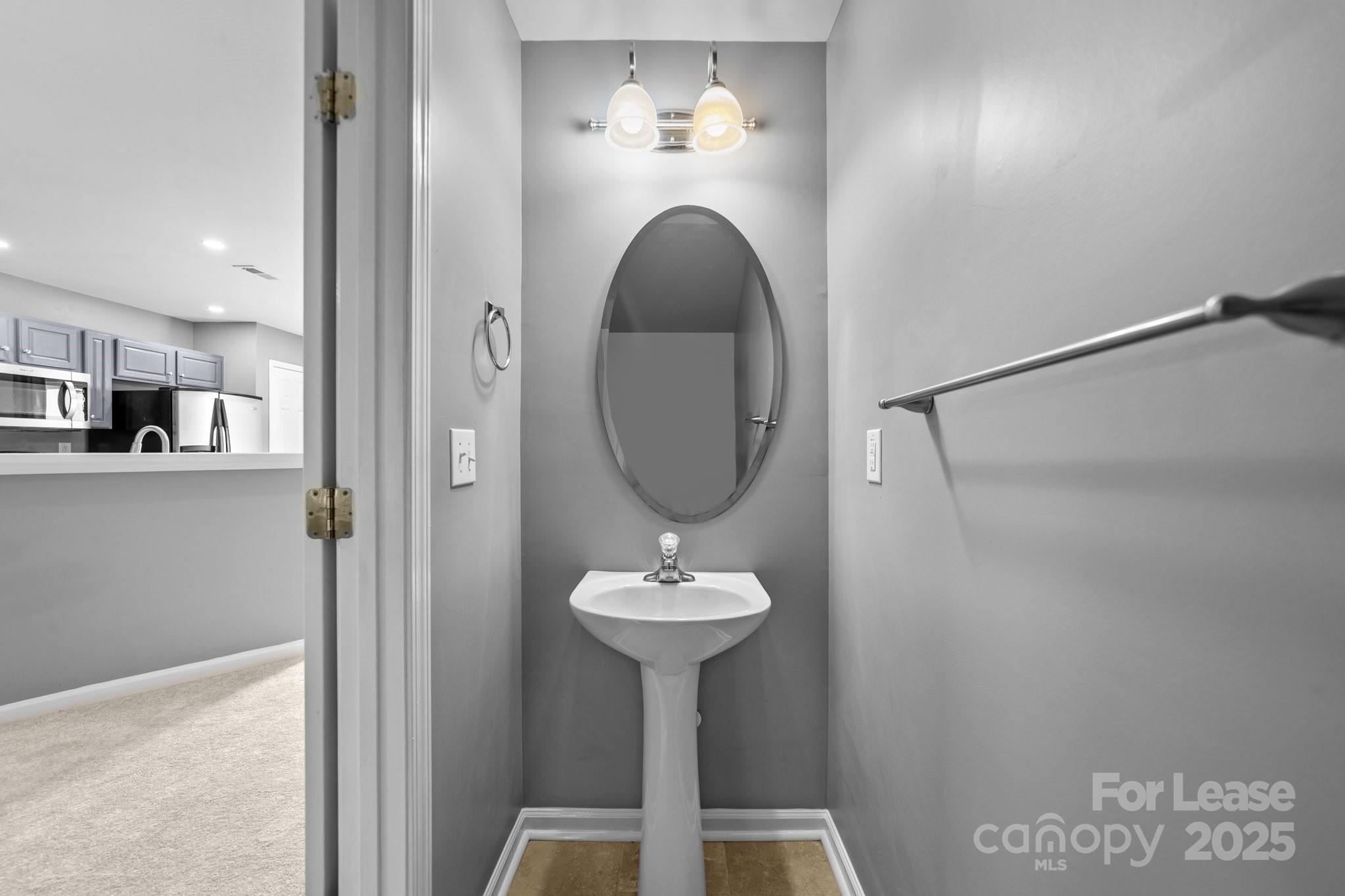 17562 Caldwell Track Drive Cornelius, NC 28031 - Photo 12 of 38 a bathroom with a sink and a mirror