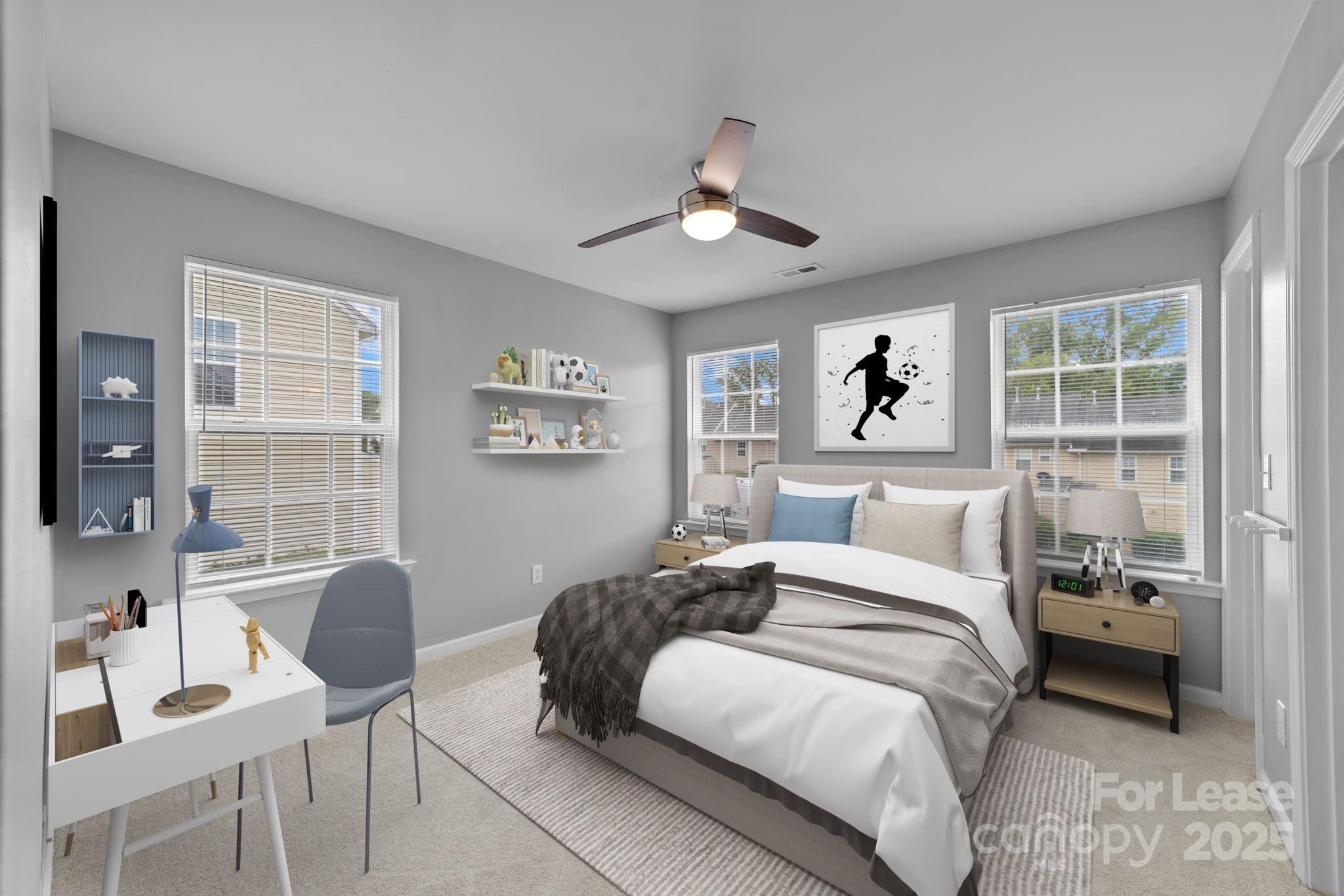 17562 Caldwell Track Drive Cornelius, NC 28031 - Photo 29 of 38 a bedroom with a large bed and a window