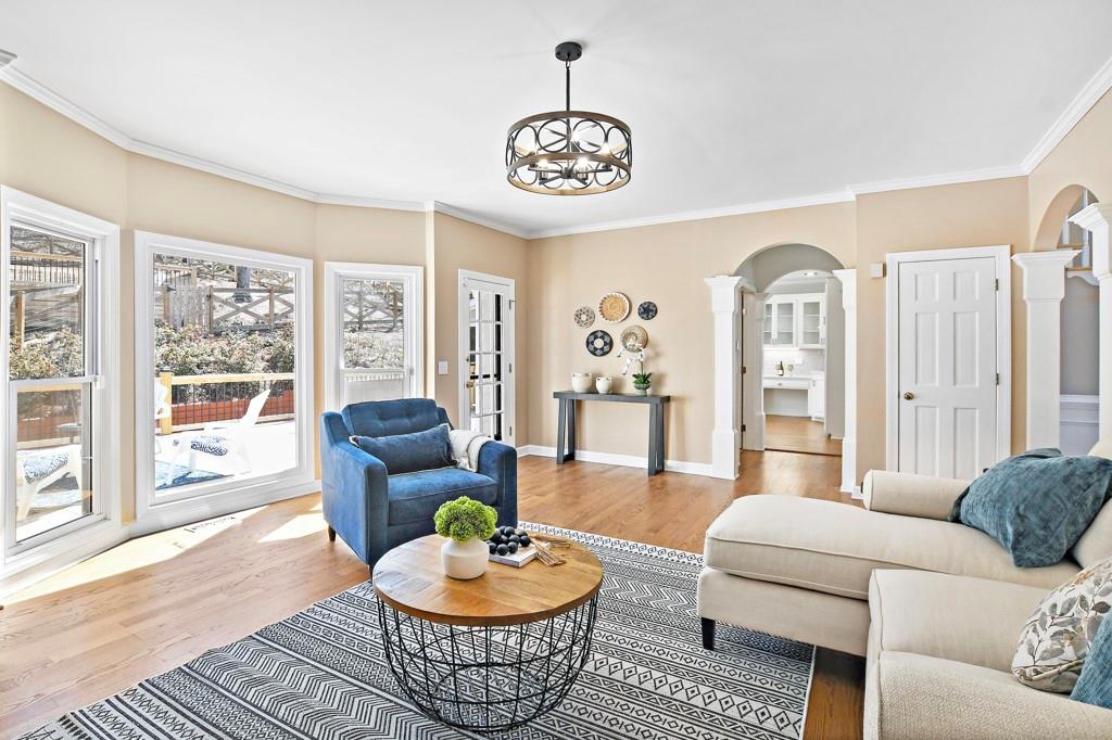 4409 Windsor Oaks Circle Marietta, GA 30066 - Photo 3 of 90 a living room with furniture and a large window