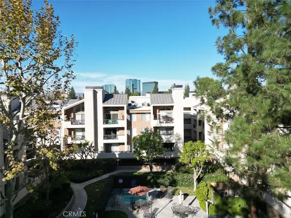 a view of a patio with swimming pool garden and patio