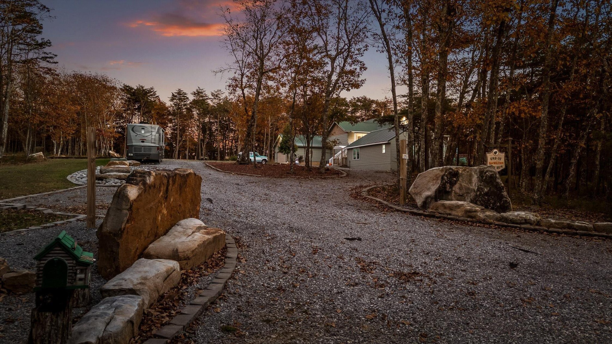 504 Wolf Run Rising Fawn, GA 30738 - Photo 2 of 100 a backyard of a house with barbeque oven table and chairs