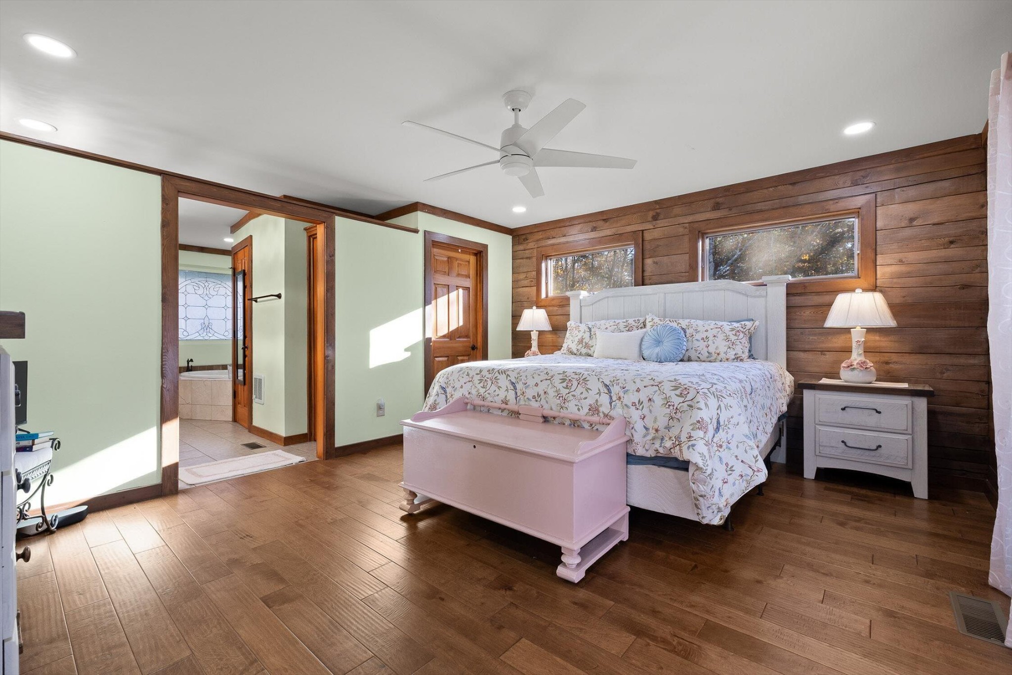 504 Wolf Run Rising Fawn, GA 30738 - Photo 36 of 100 a bedroom with a bed and wooden floor