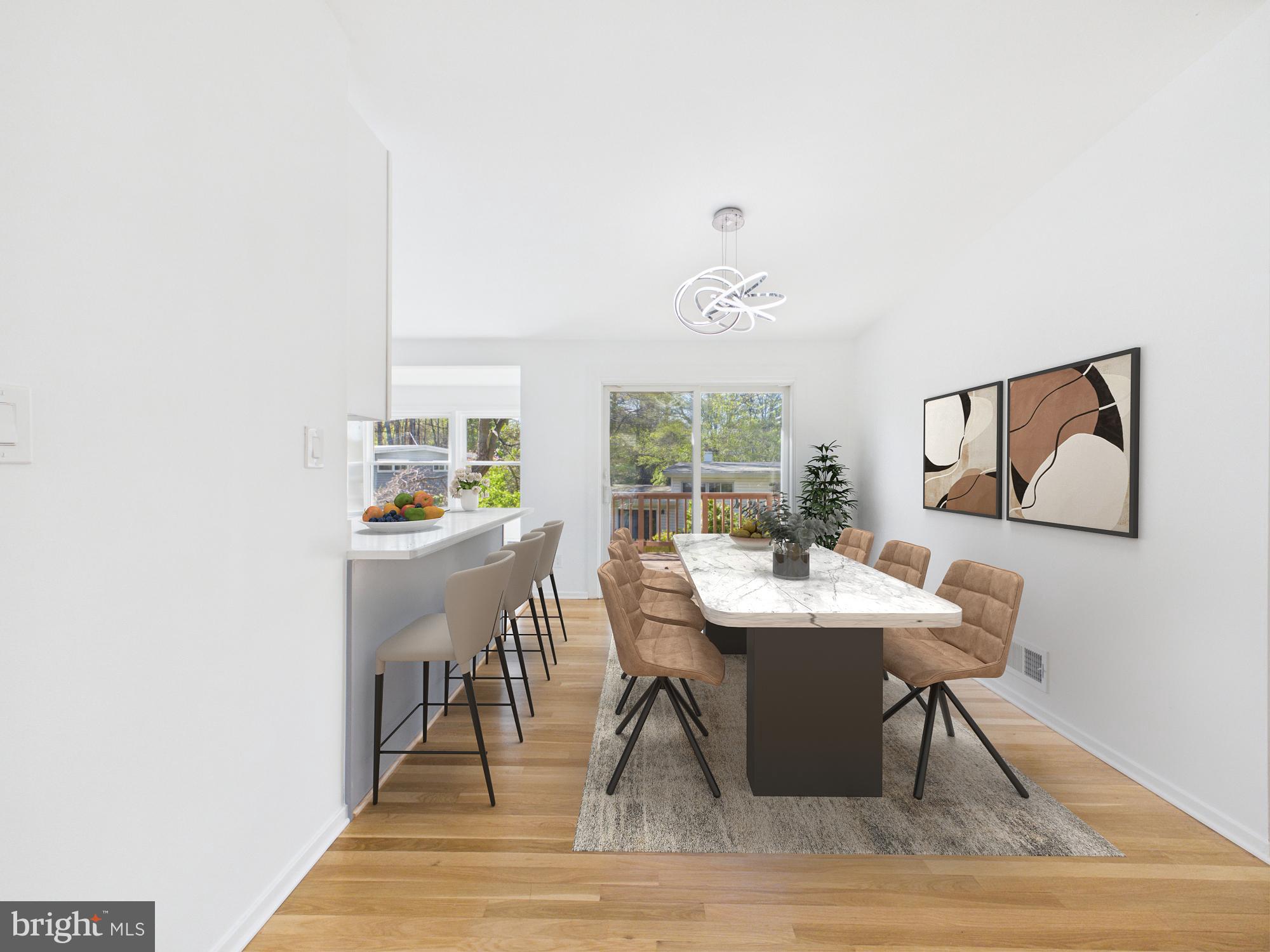 622 McIntyre Road Rockville, MD 20851 - Photo 11 of 38 Virtually Staged Dining Room