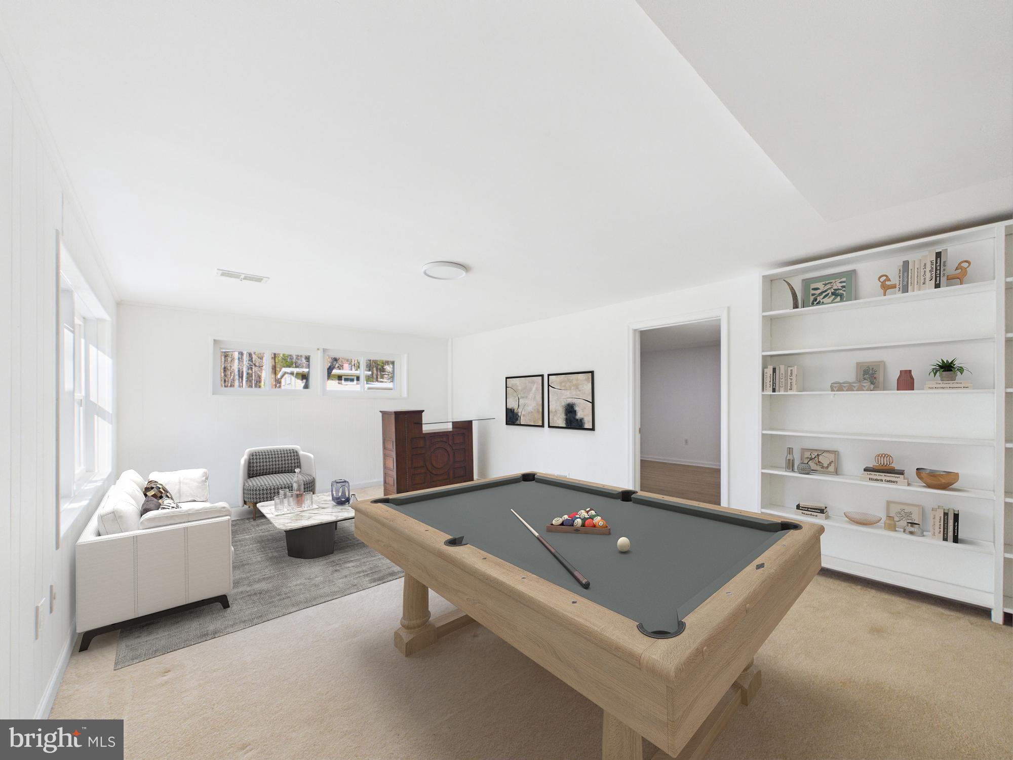 622 McIntyre Road Rockville, MD 20851 - Photo 28 of 38 Virtually Staged Recreational Room