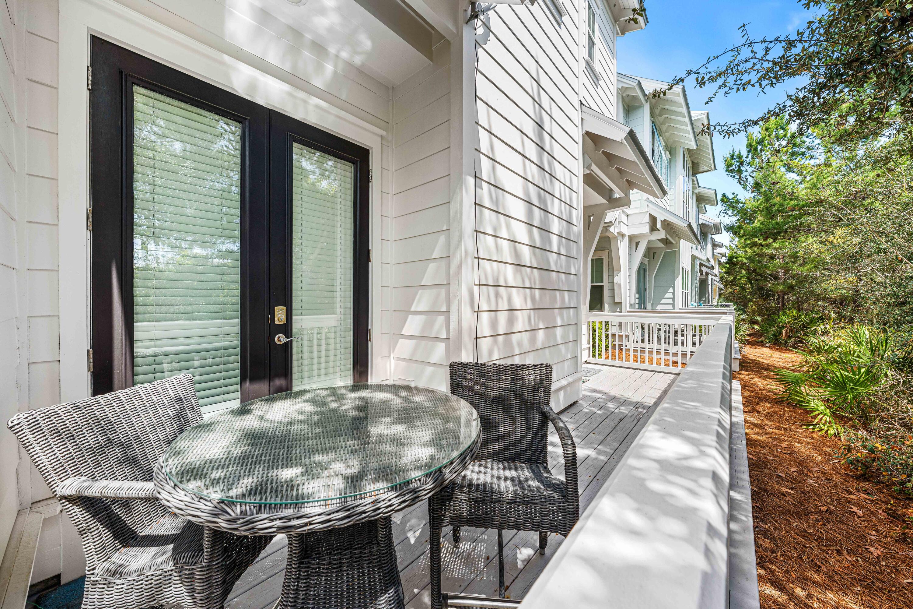 4 East Milestone Dr Inlet Beach, Unit A Inlet Beach, FL 32461 - Photo 22 of 66 4 Milestone Porch and Side Door-5