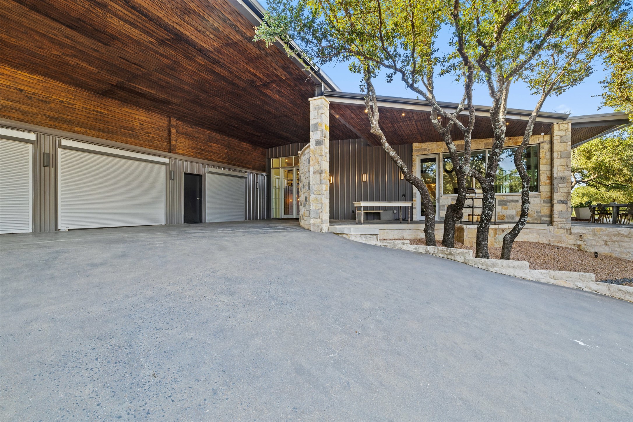 2412 Bee Creek Road Spicewood, TX 78669 - Photo 26 of 40 a view of a car garage