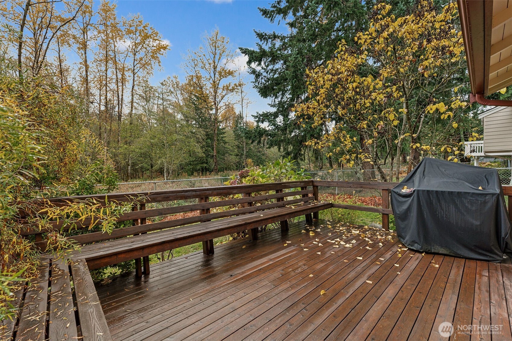 34609 4th Place South Federal Way, WA 98003 - Photo 27 of 38 a view of a balcony with wooden floor and outdoor seating