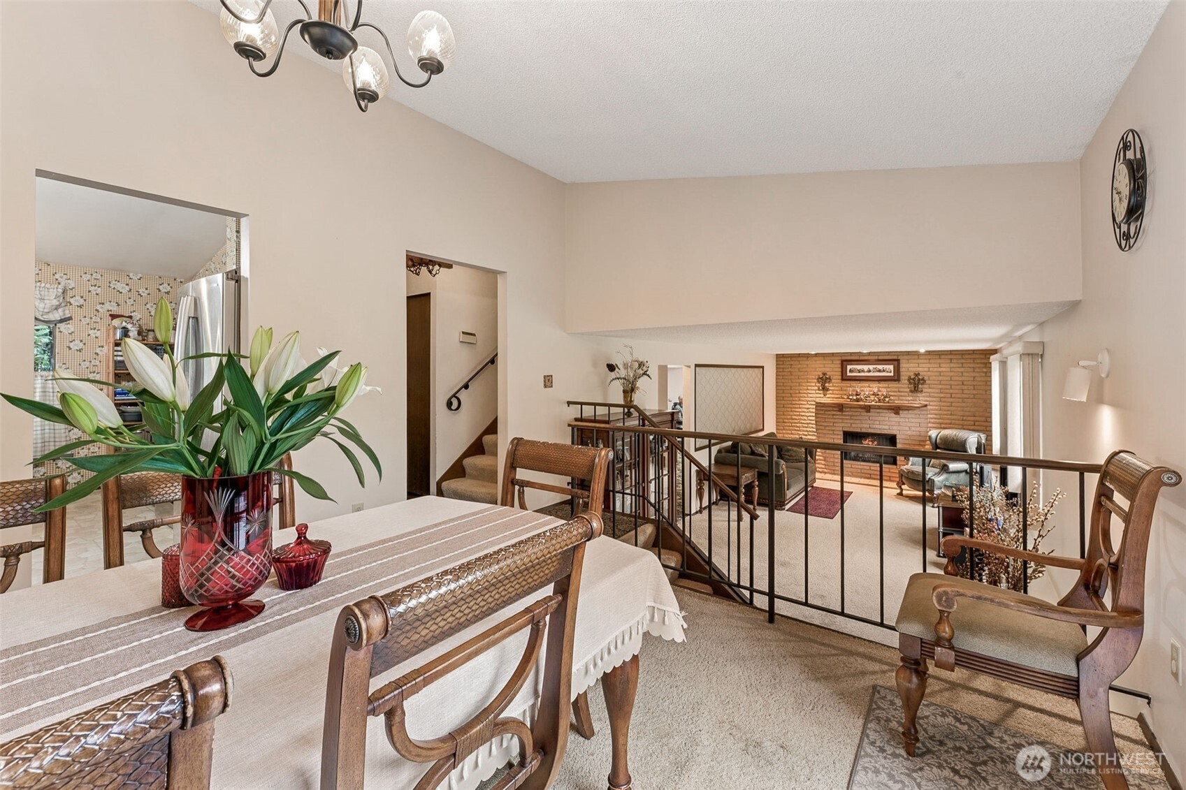 34609 4th Place South Federal Way, WA 98003 - Photo 7 of 38 a dining room with furniture potted plants and wooden floor