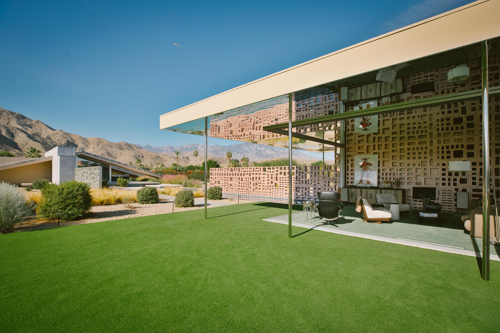 38850 Kelly Lane Rancho Mirage, CA 92270 - Photo 10 of 34 a view of a house with a backyard porch and sitting area