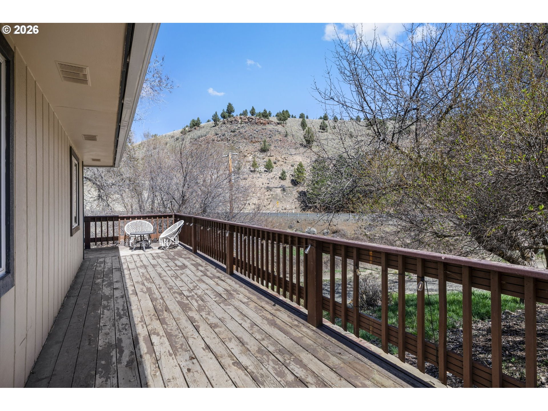 27374 Bumpy Road John Day, OR 97845 - Photo 44 of 45 a view of balcony with wooden floor
