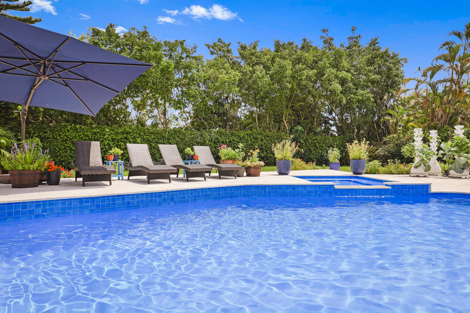 7279 Valencia Drive Boca Raton, FL 33433 - Photo 36 of 50 Renovated Pool w/ Spa