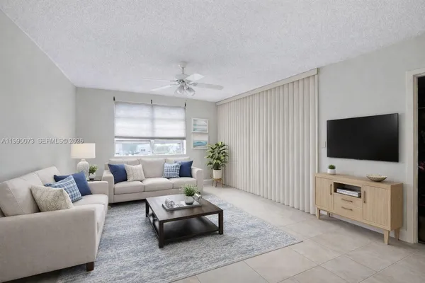 a view of a swimming pool with an outdoor space