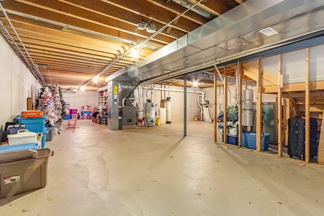 a view of storage and utility room