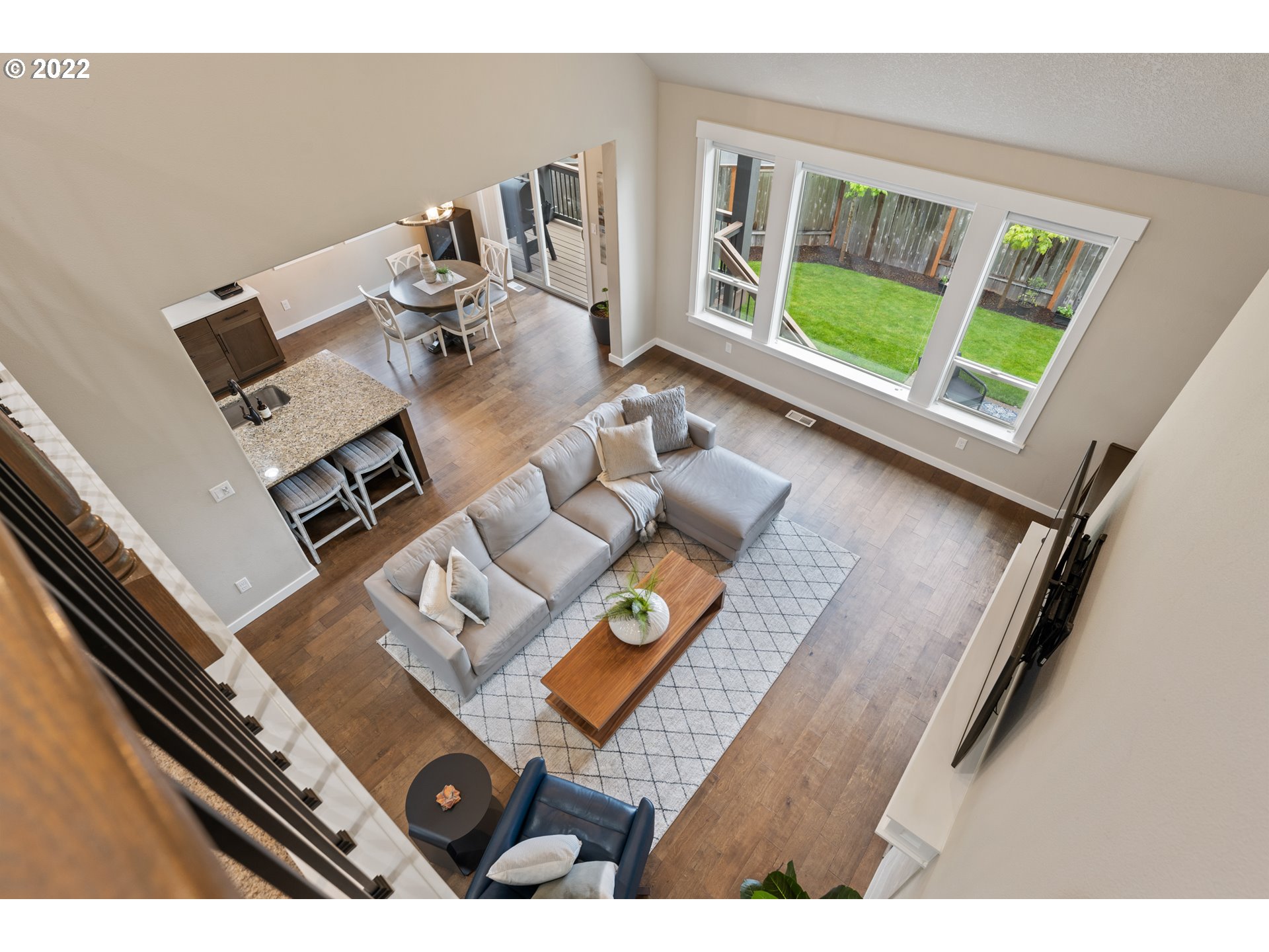 14026 Southwest 118th Court Tigard, OR 97224 - Photo 13 of 31 view of living room with furniture and floor to ceiling window