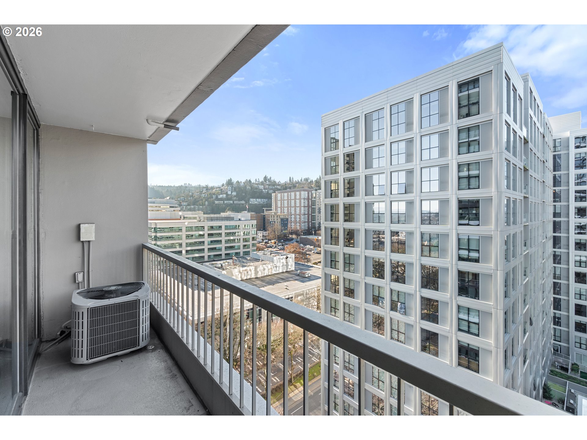 255 Southwest Harrison Street, Unit 15C Portland, OR 97201 - Photo 12 of 41 Balcony