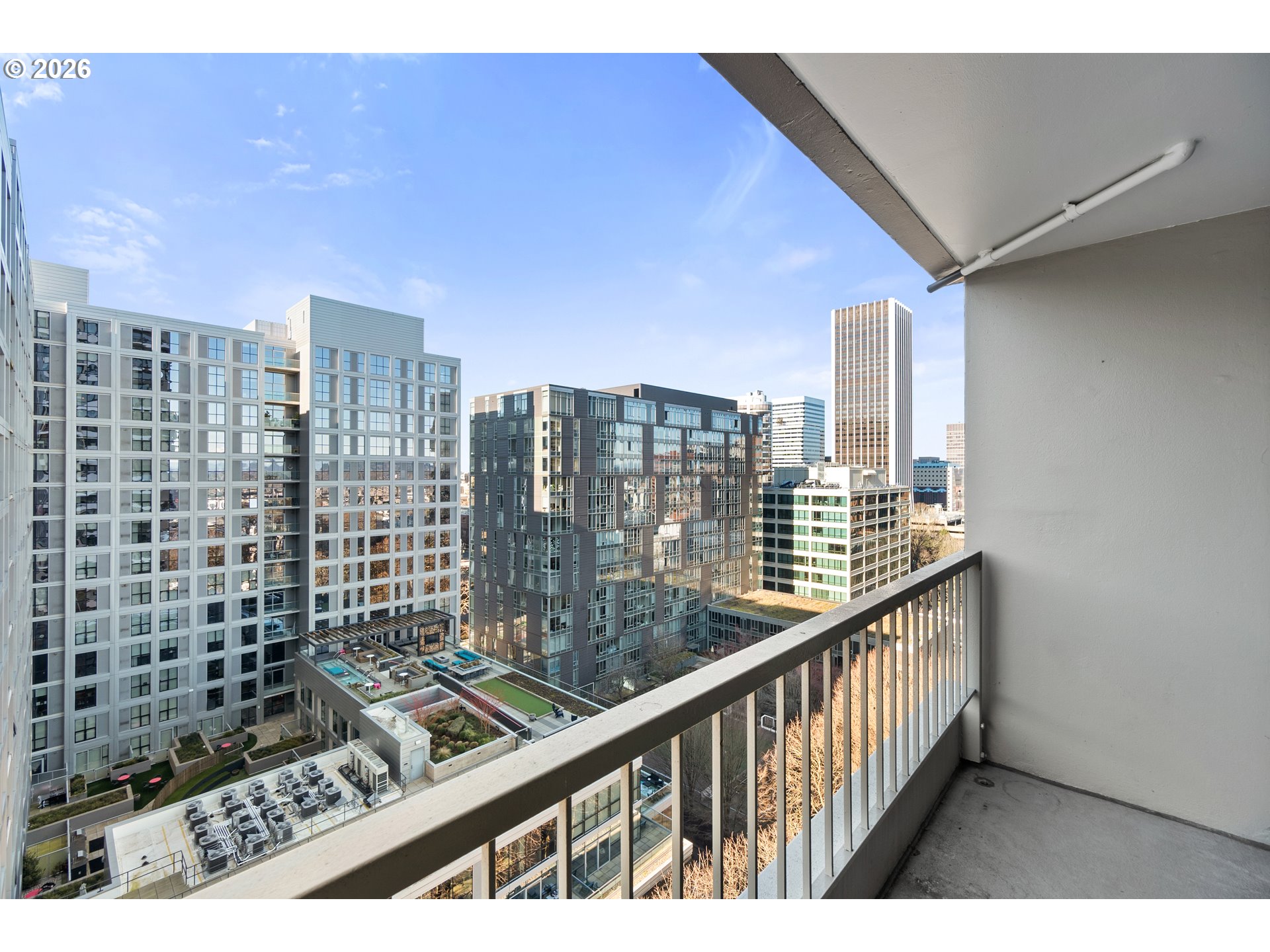 255 Southwest Harrison Street, Unit 15C Portland, OR 97201 - Photo 13 of 41 Balcony