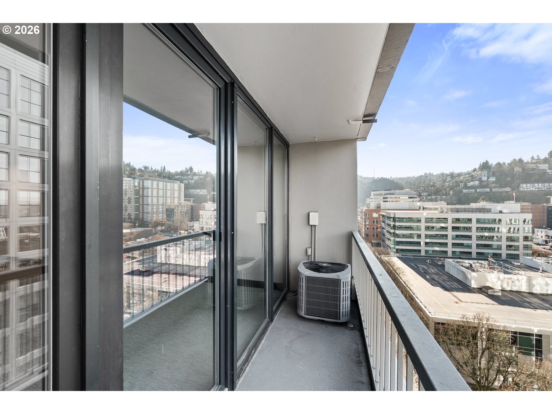 255 Southwest Harrison Street, Unit 15C Portland, OR 97201 - Photo 14 of 41 Balcony