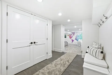a view of entryway with a couch