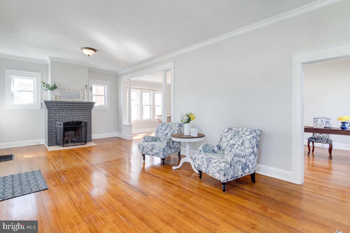 425 Shipley Road Linthicum Heights, MD 21090 - Photo 5 of 45 wood burning fireplace in the living room