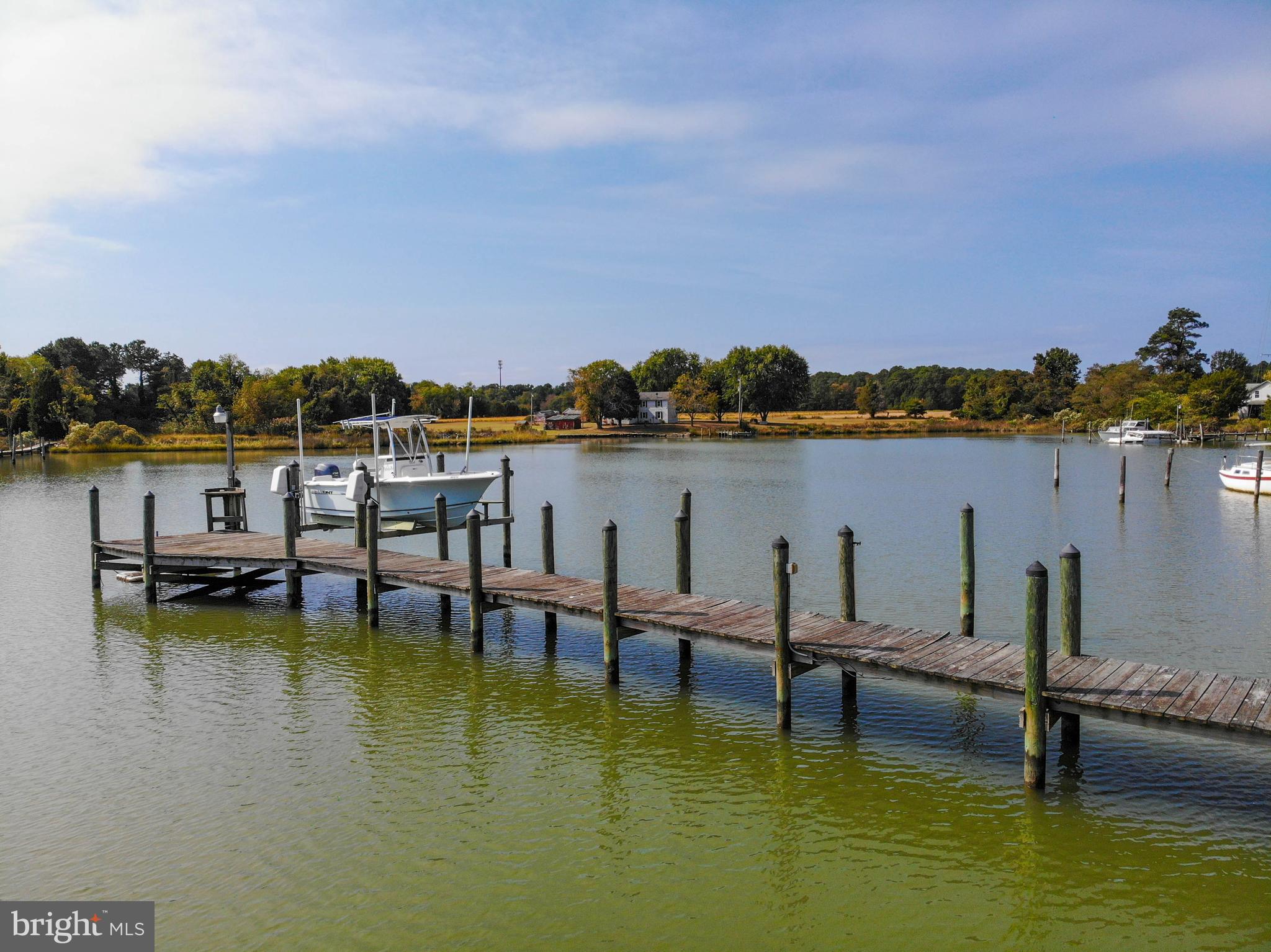 49701 Airedele Road Ridge, MD 20680 - Photo 41 of 53 Another view of the private pier w/boat lift