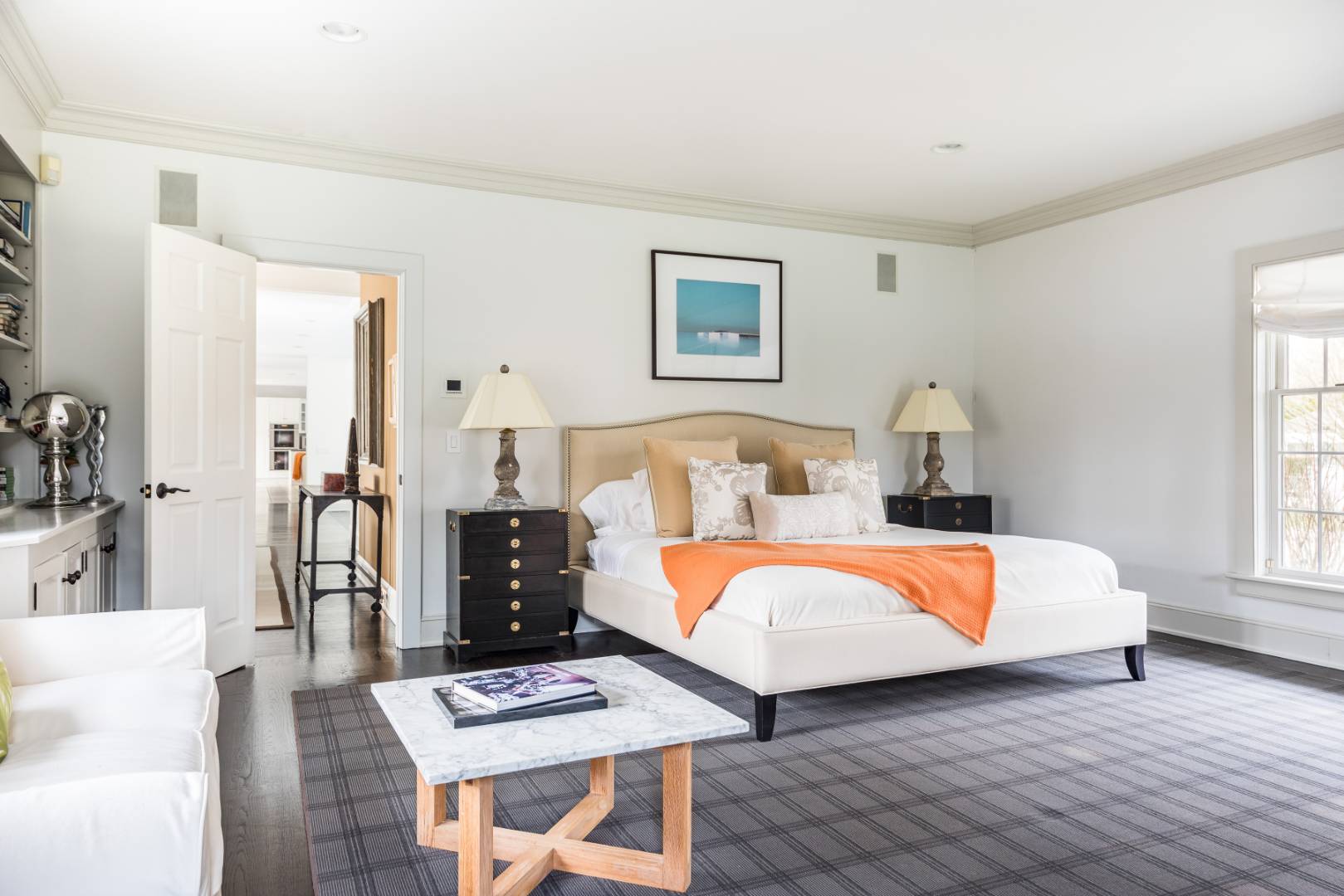 495 Ox Pasture Road Southampton, NY 11968 - Photo 16 of 28 a bedroom with furniture and wooden floor
