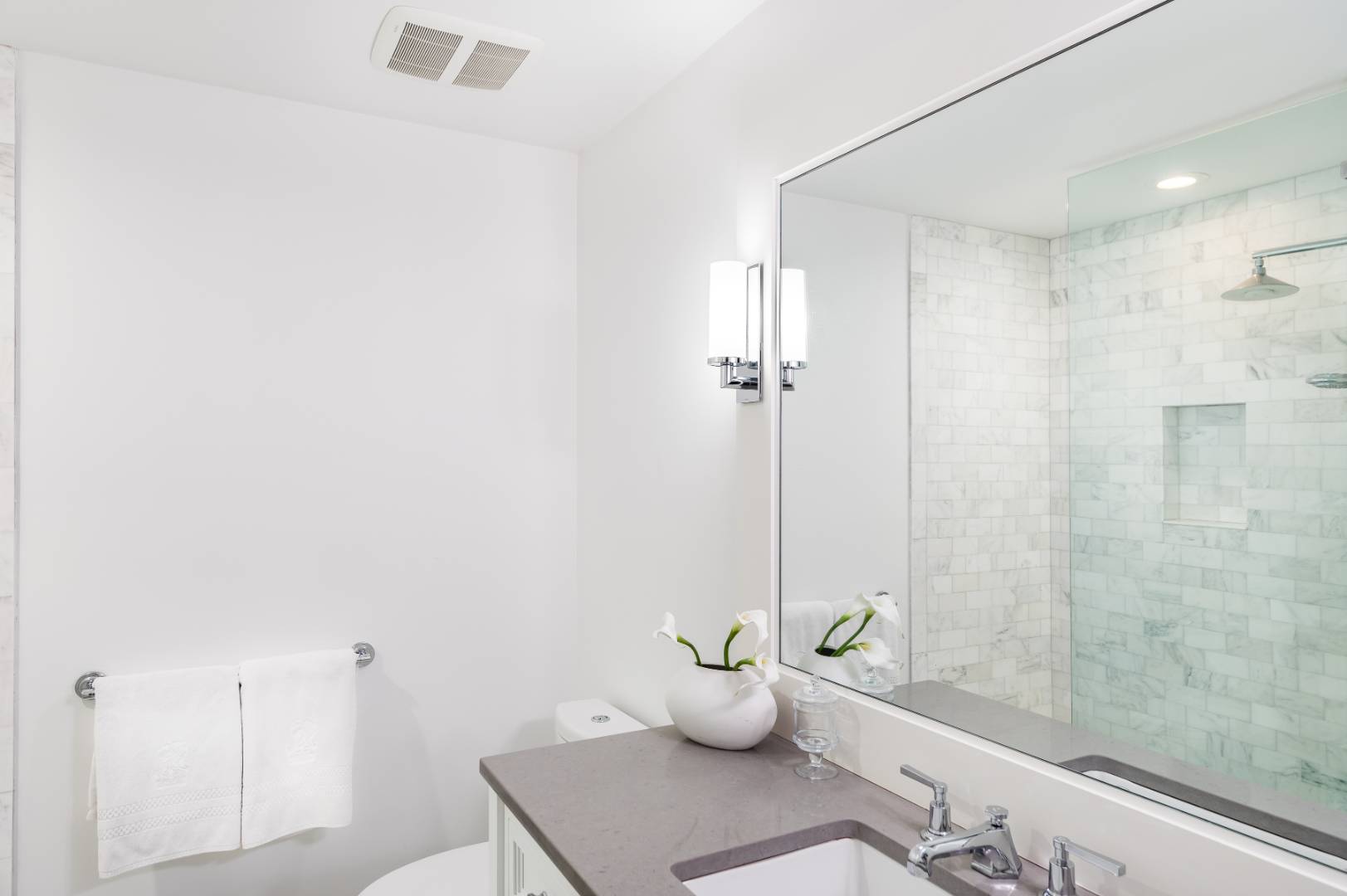 495 Ox Pasture Road Southampton, NY 11968 - Photo 19 of 28 a bathroom with a shower and a sink