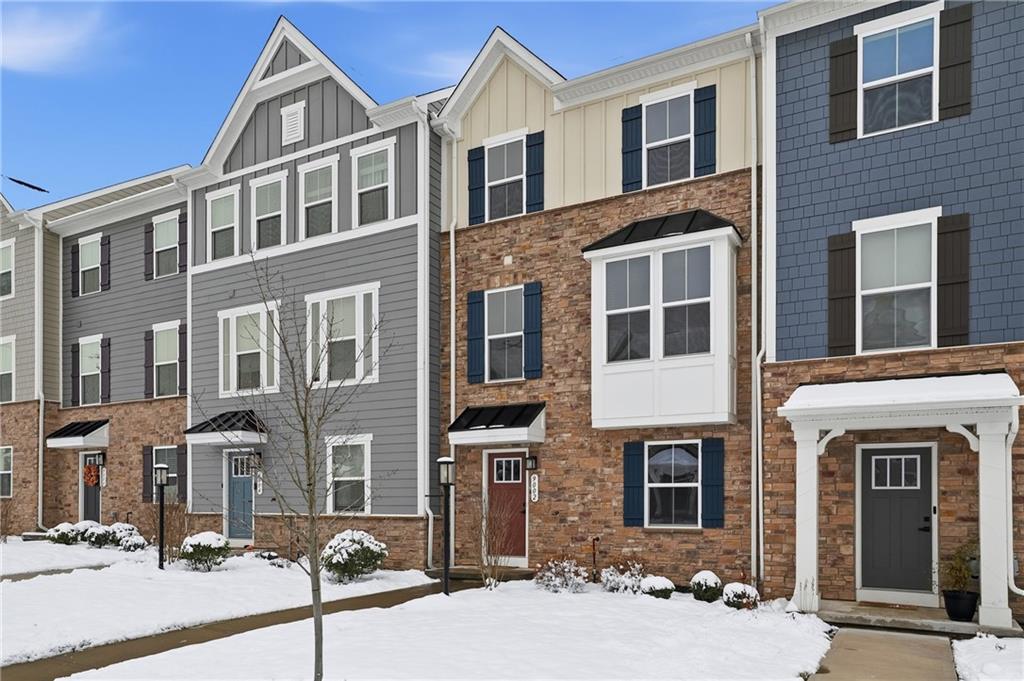 9002 Hickory Road Gibsonia, PA 15044 - Photo 43 of 46 a front view of a building with street view