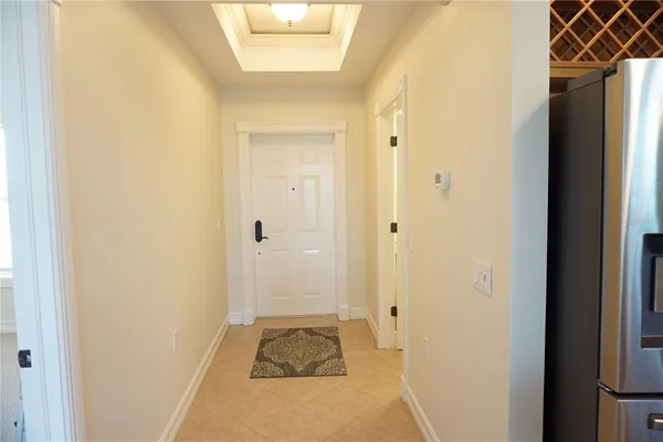 a view of a livingroom and painted walls