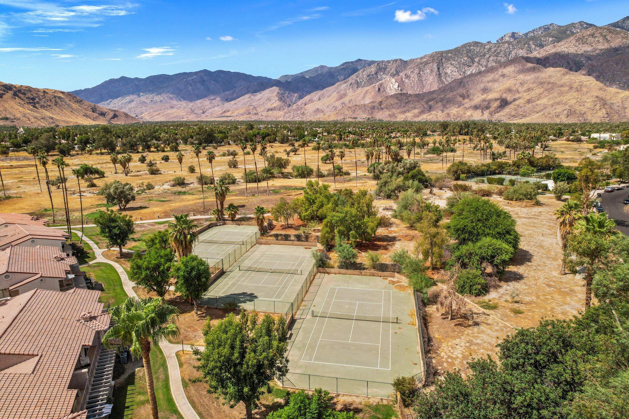 505 South Farrell Drive, Unit A3 Palm Springs, CA 92264 - Photo 40 of 43 a view of a city with mountains in the background