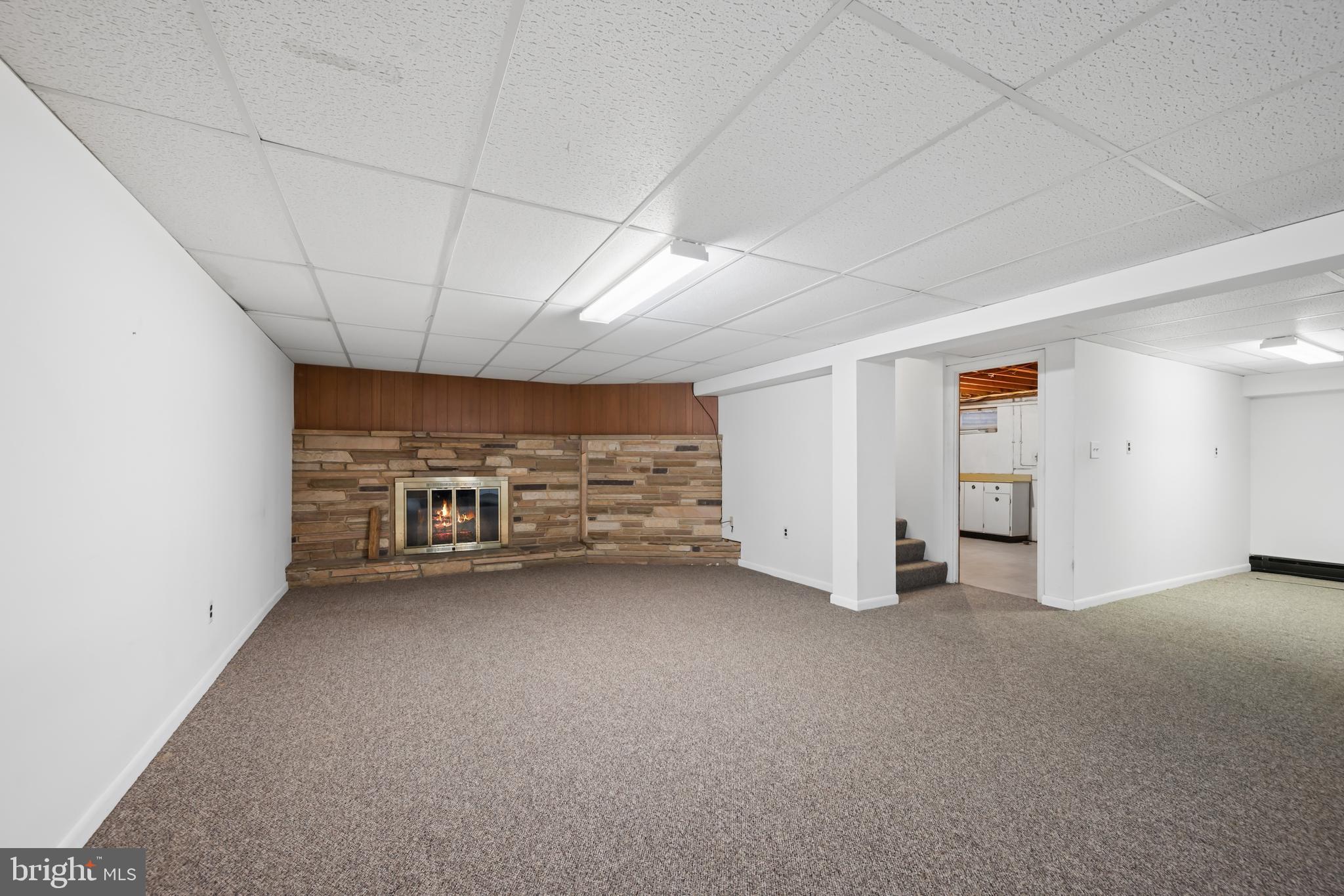 9710 Hillsmere Road Ellicott City, MD 21042 - Photo 30 of 46 2nd Wood-Burning Fireplace on Lower Level