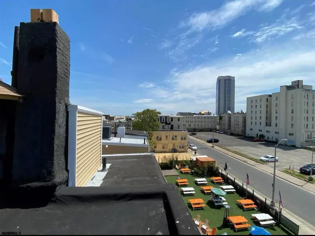 a view of city from balcony