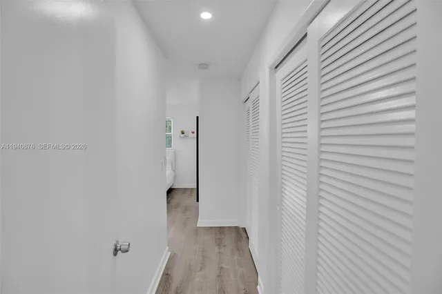 a view of closet area