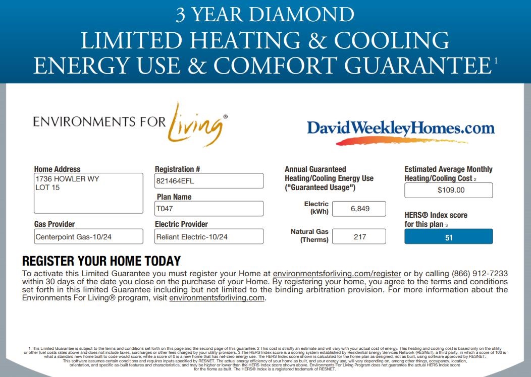 1736 Howler Way Montgomery, TX 77316 - Photo 3 of 48 Imagine having an average energy bill of only $109/mo!