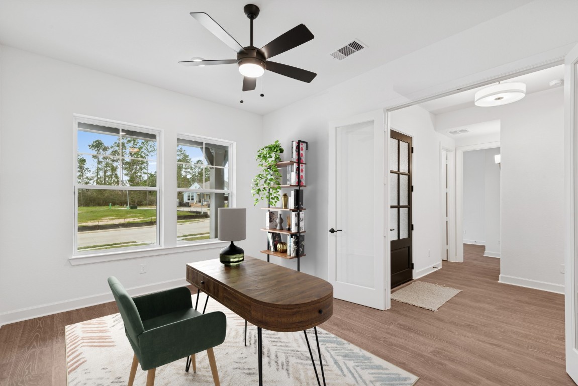 1736 Howler Way Montgomery, TX 77316 - Photo 7 of 48 Imagine your furniture in this spacious Study.