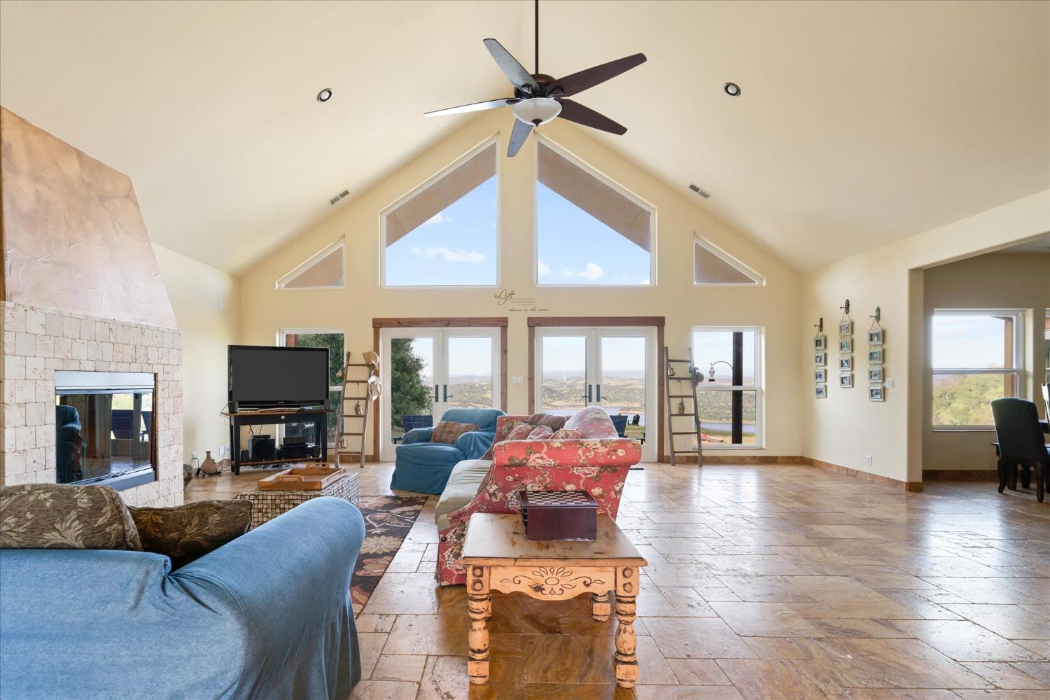 6399 Filly Lane Angels Camp, CA 95222 - Photo 9 of 49 a living room with furniture and a flat screen tv