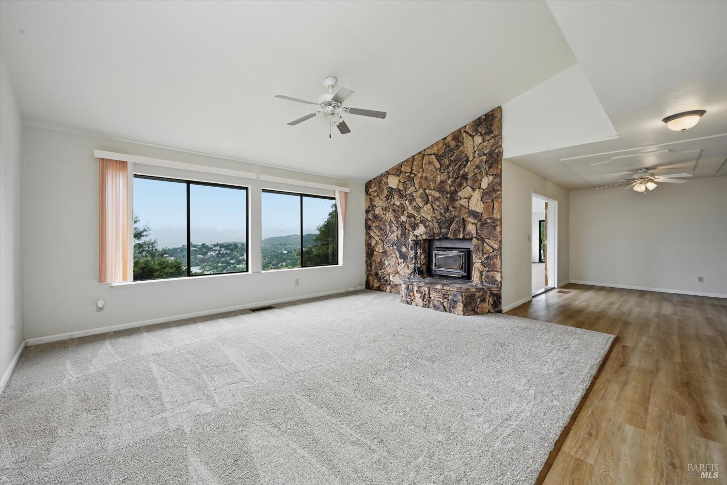 17312 Greenridge Road Hidden Valley Lake, CA 95467 - Photo 3 of 34 Living area has stunning lake and valley views.