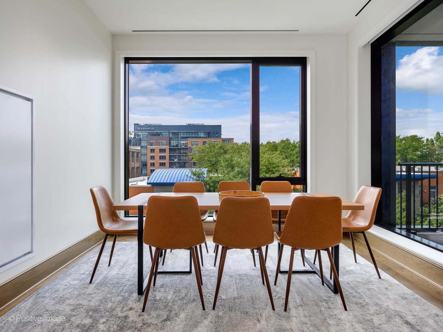 21 North May Street, Unit 505 Chicago, IL 60607 - Photo 14 of 27 a view of a dining room with furniture window and outside view