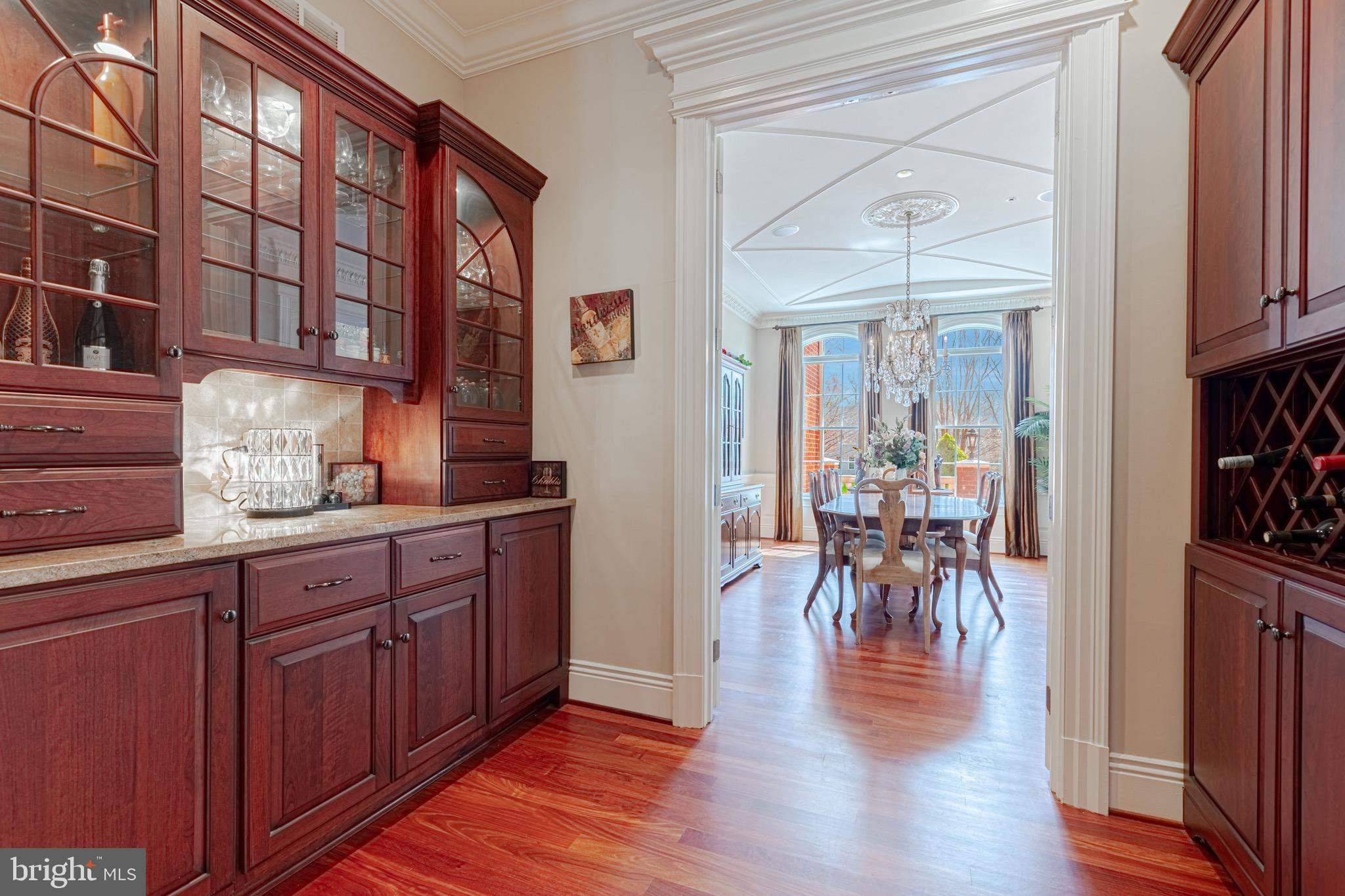 10100 Gary Road Potomac, MD 20854 - Photo 17 of 71 Butler's pantry/wine storage center