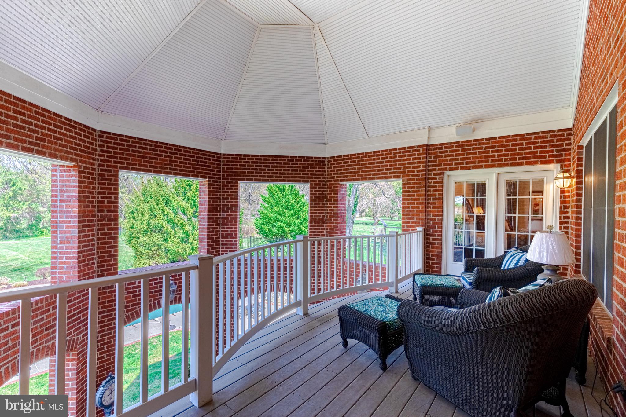 10100 Gary Road Potomac, MD 20854 - Photo 30 of 71 Balcony of primary bedroom and second level.