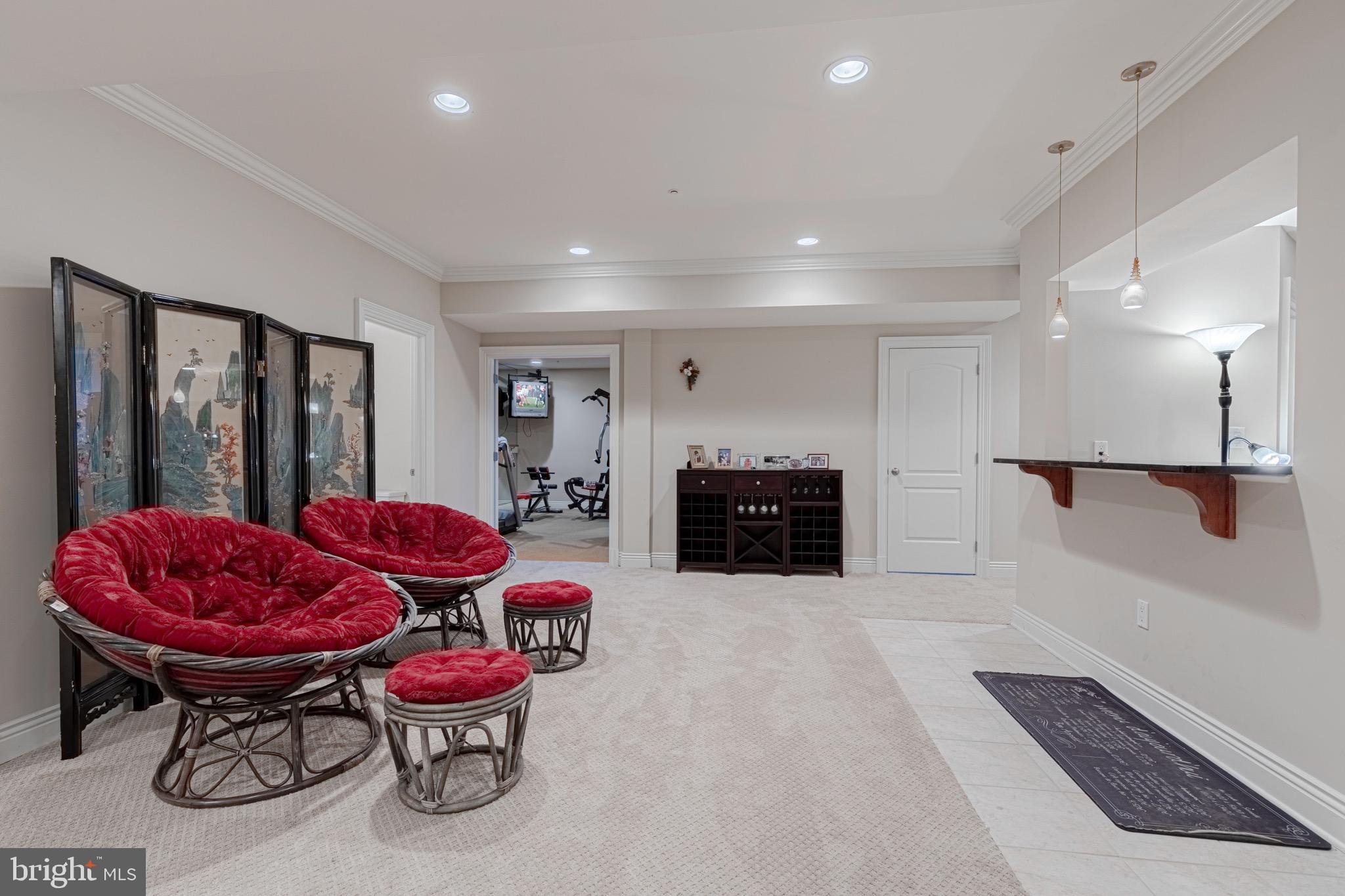 10100 Gary Road Potomac, MD 20854 - Photo 47 of 71 Lower level entertainment area.