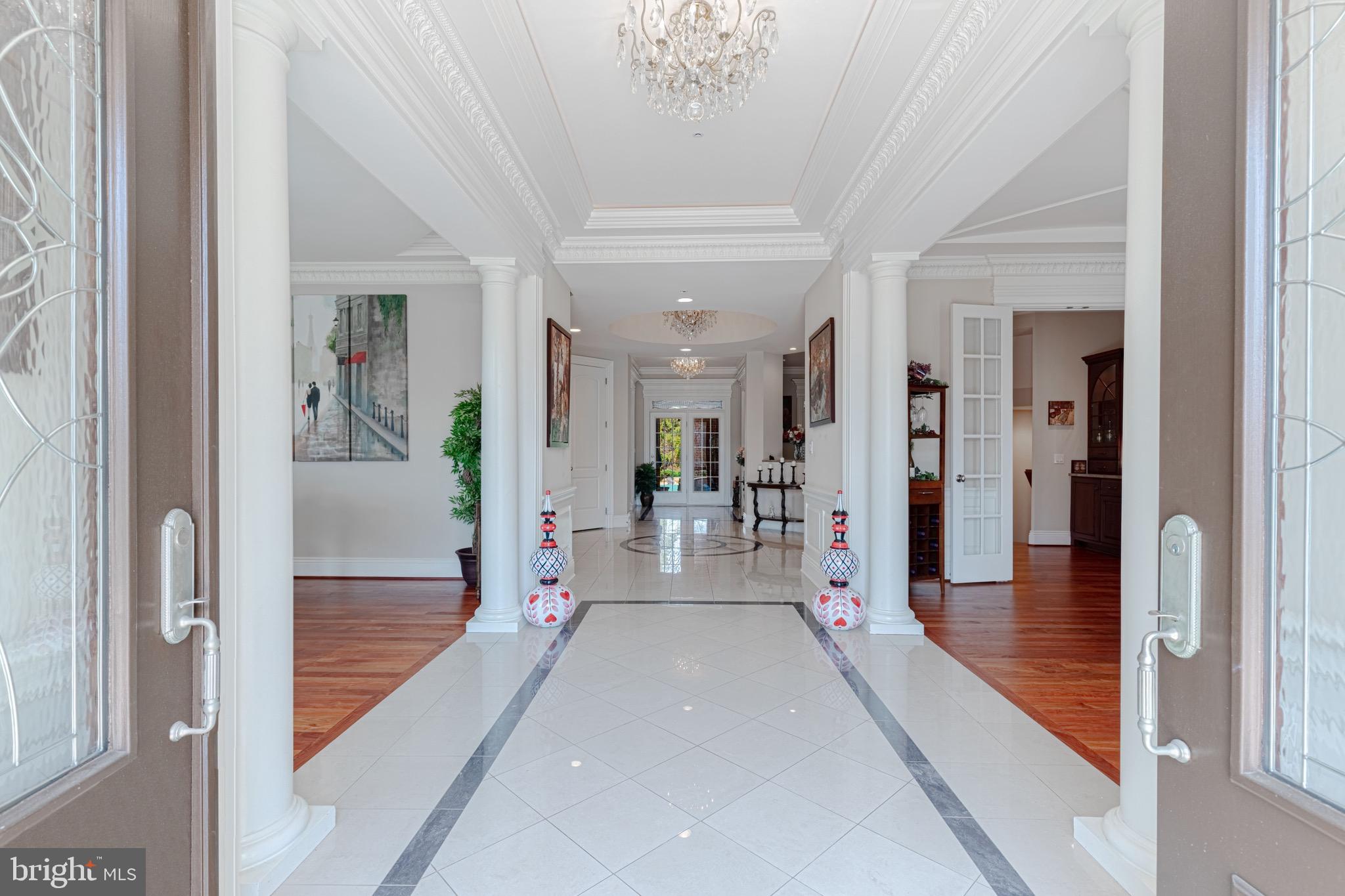 10100 Gary Road Potomac, MD 20854 - Photo 5 of 71 Elegant foyer into this absolutely gorgeous home.