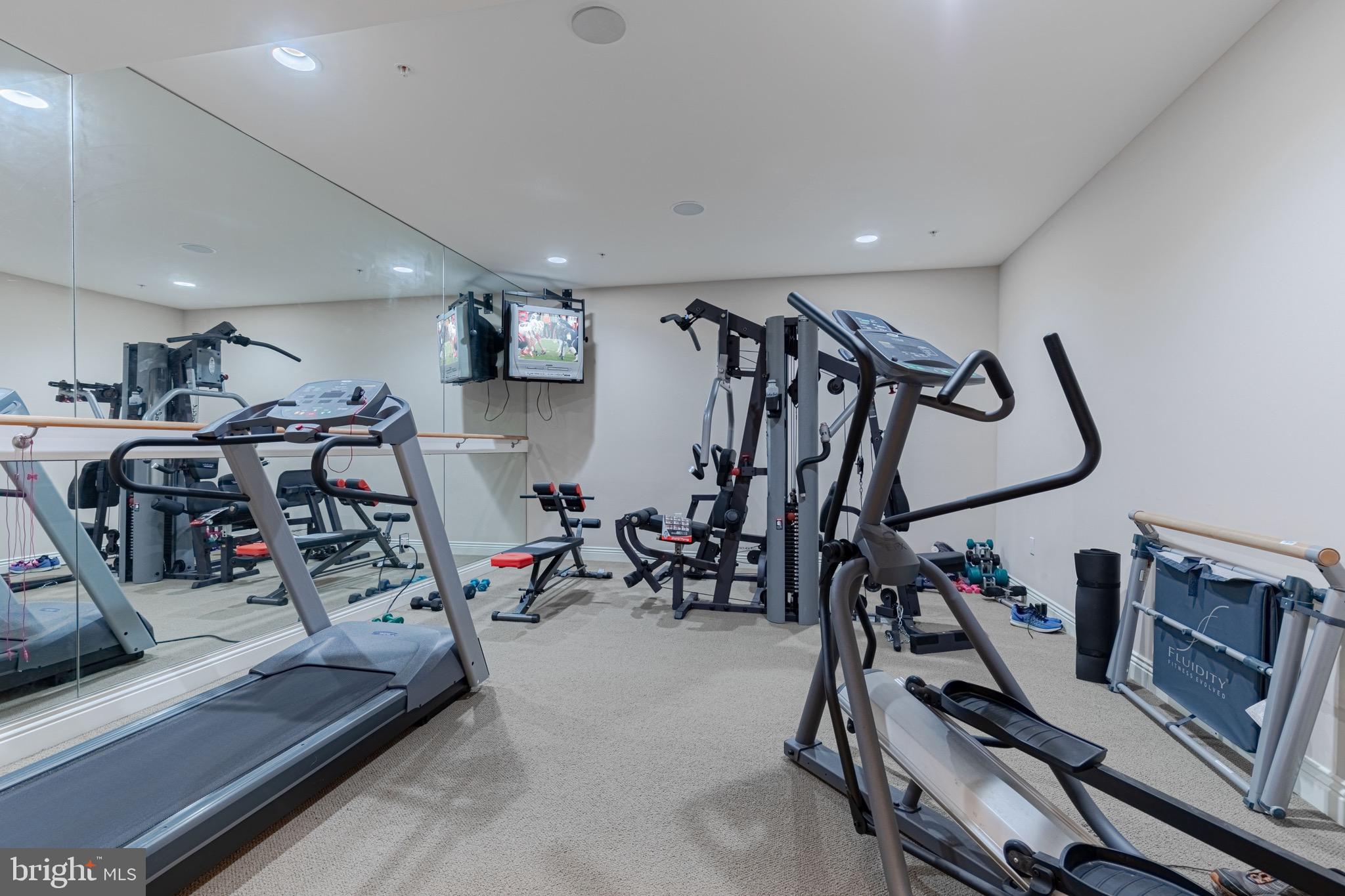 10100 Gary Road Potomac, MD 20854 - Photo 51 of 71 Lower level exercise room.