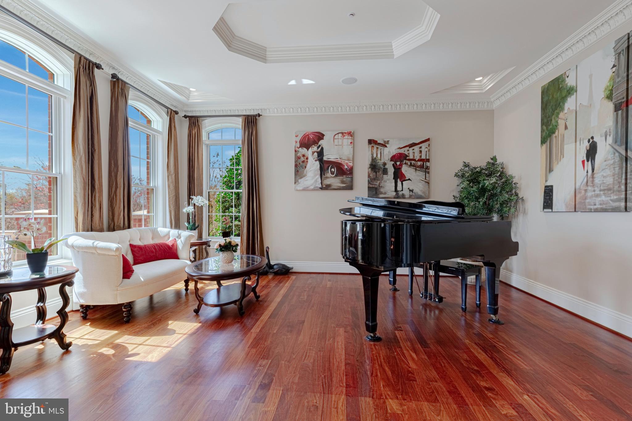 10100 Gary Road Potomac, MD 20854 - Photo 6 of 71 Open, light-filled formal living room.