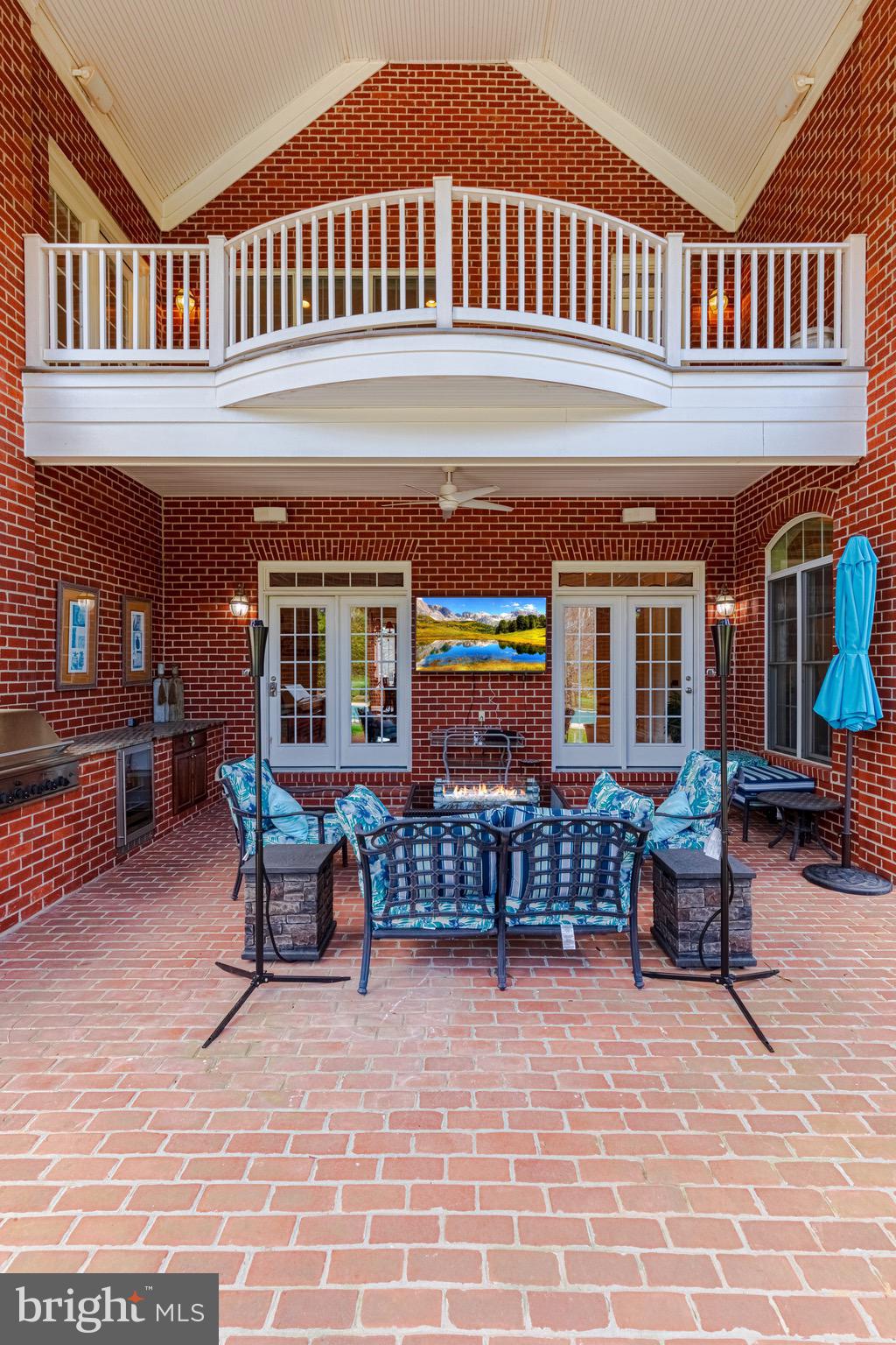10100 Gary Road Potomac, MD 20854 - Photo 62 of 71 Balcony overlooking back patio.