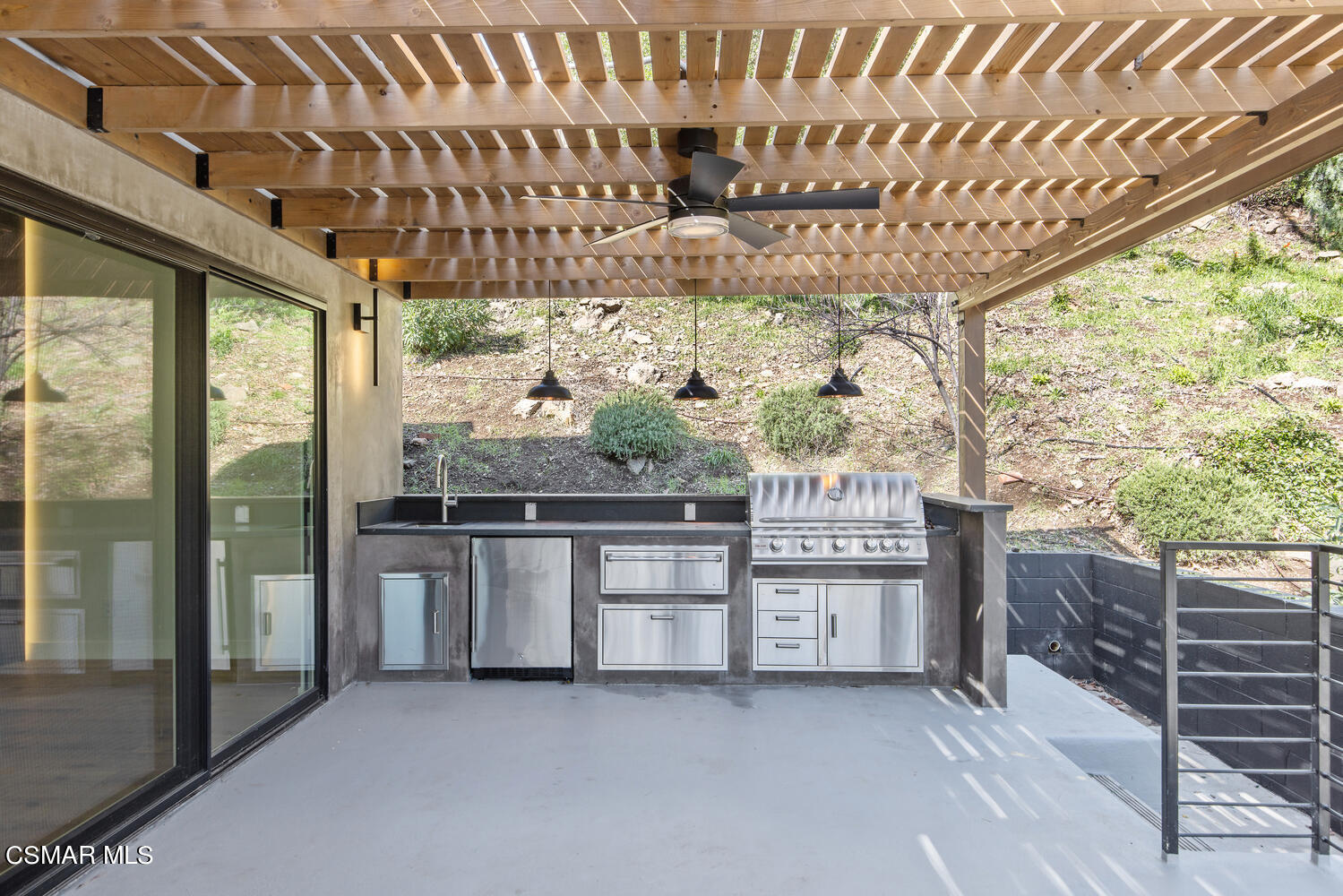 2224 Thorsby Road Lake Sherwood, CA 91361 - Photo 14 of 45 a view of a chairs and a table in the balcony