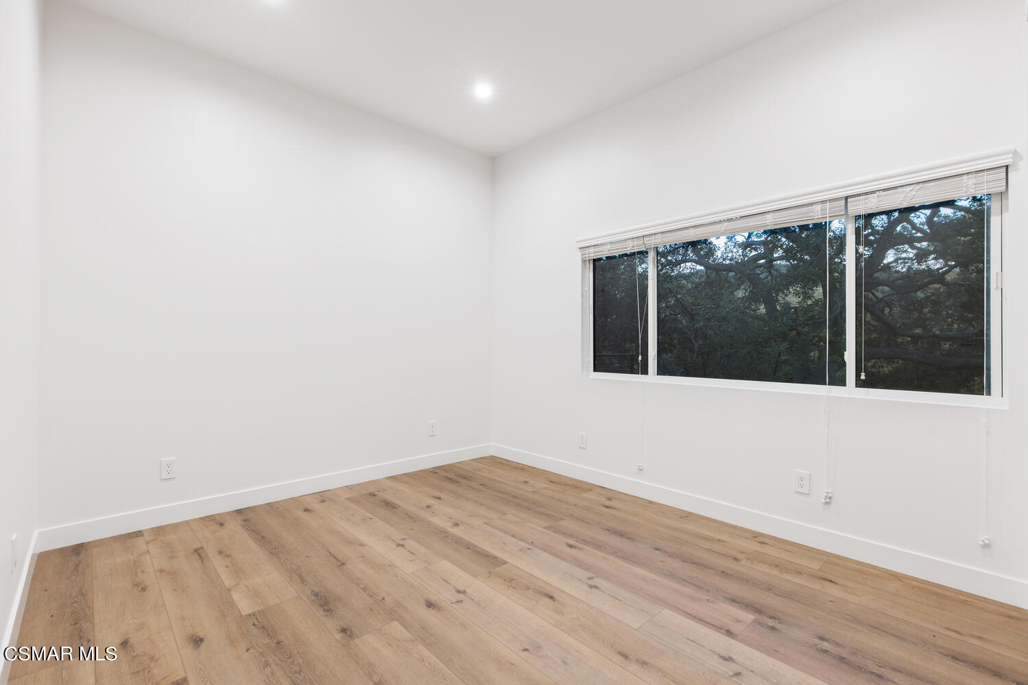 2224 Thorsby Road Lake Sherwood, CA 91361 - Photo 31 of 45 a view of empty room with wooden floor and fan